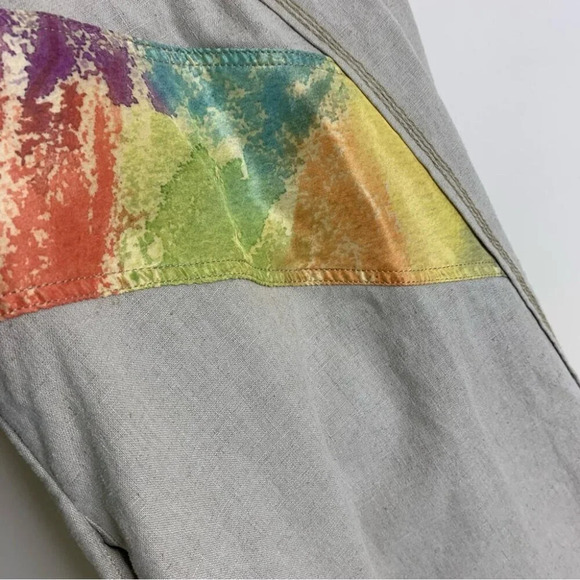 Blackford Design Lagenlook Cotton Linen Blend Open Front Cardigan One Size - Picture 5 of 11